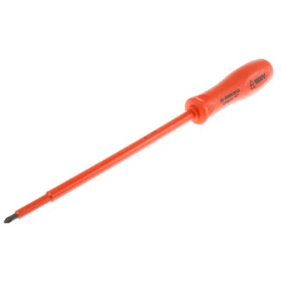 ITL Insulated Tools Ltd Insulated Screwdriver PZ1 Tip 200mm Blade Nylon 11 Handle Alloy Steel Blade VDE 1000V 911-1134