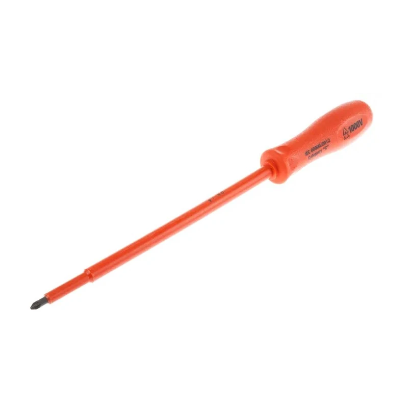 ITL Insulated Tools Ltd Insulated Screwdriver PZ1 Tip 200mm Blade Nylon 11 Handle Alloy Steel Blade VDE 1000V 911-1134