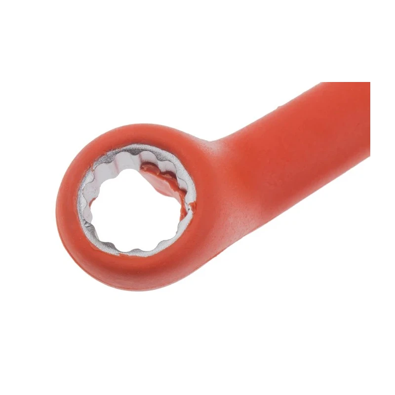 ITL Insulated Tools Ltd Offset Ring Spanner 19 mm, 210 mm Overall Length, Chrome Vanadium Steel, Insulated Finish 911-1294