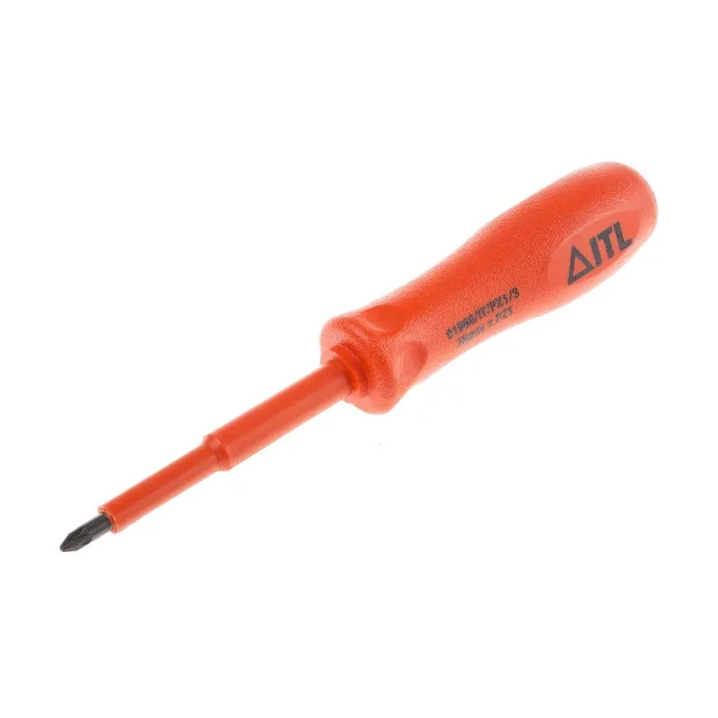 ITL Insulated Tools Ltd Insulated Screwdriver with PZ1 Tip, 75 mm Blade, Nylon 11 Handle, VDE/1000V Approved, 152mm 911-1130
