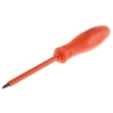 ITL Insulated Tools Ltd Insulated Screwdriver PZ0 Tip 75 mm Blade Nylon 11 Handle VDE 1000V Approved 150mm Overall PZ0