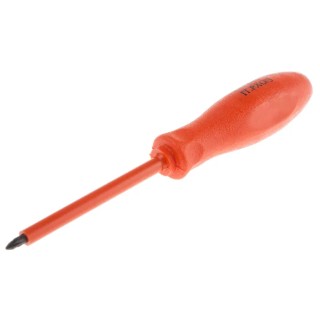 ITL Insulated Tools Ltd Insulated Screwdriver PZ0 Tip 75 mm Blade Nylon 11 Handle VDE 1000V Approved 150mm Overall PZ0