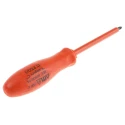 ITL Insulated Tools Ltd Insulated Screwdriver PZ0 Tip 75 mm Blade Nylon 11 Handle VDE 1000V Approved 150mm Overall PZ0