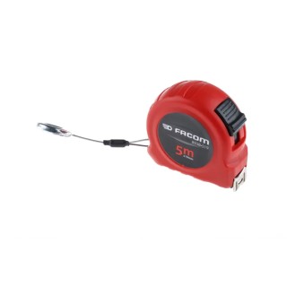 Facom SLS Height Safe 5 Meter Metric Tape Measure with 19mm Blade Width ABS Case 893.519SLS