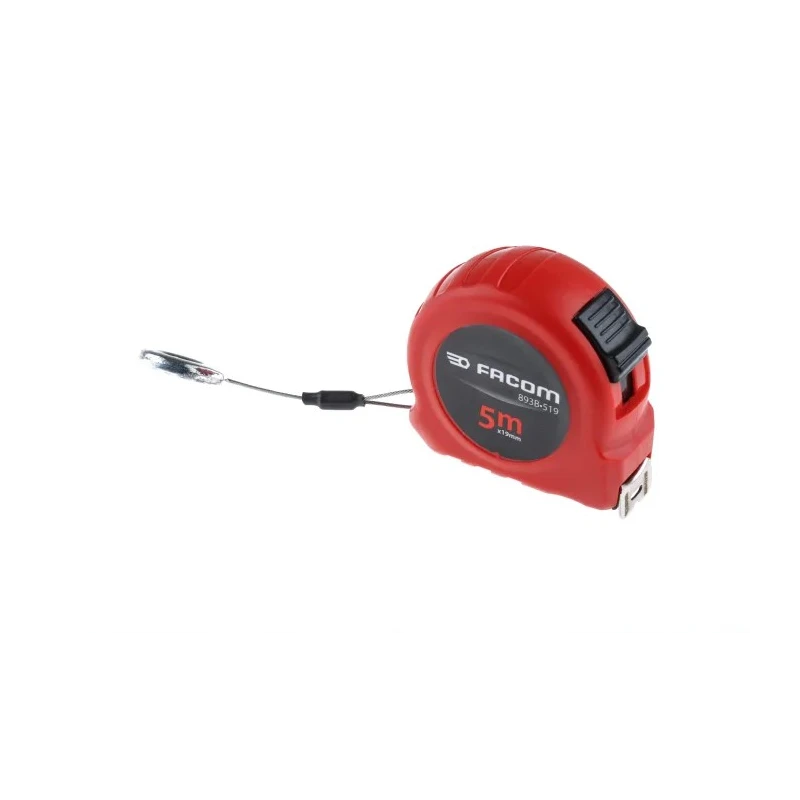 Facom SLS Height Safe 5 Meter Metric Tape Measure with 19mm Blade Width ABS Case 893.519SLS