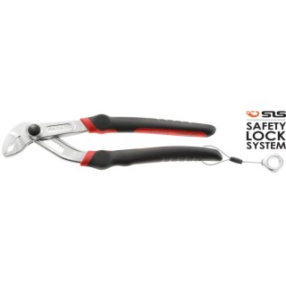 Facom Water Pump Plier Twin Slip Joint Multigrip Ergonomic Comfort Grip Chrome Finish 245mm Overall 54mm Jaw 181A.25CPESLS