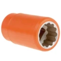 ITL Insulated Tools Ltd 1/2 in Drive 18 mm 12 Point Square Chrome Vanadium Steel Insulated Socket VDE 1000V 911-1433