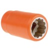ITL Insulated Tools Ltd 1/2 in Drive 18 mm 12 Point Square Chrome Vanadium Steel Insulated Socket VDE 1000V 911-1433