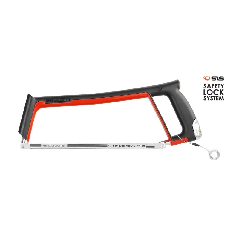 Facom 300 mm Hacksaw Steel Blade Hand Saw Ergonomic Handle Lightweight Frame 601SLS
