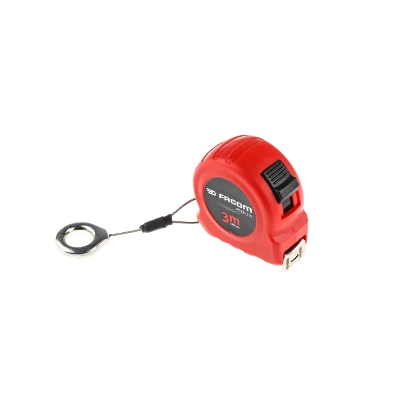 Facom 3 m Metric Tape Measure with Safety Lock System, 16mm Blade Width, ABS Case 893.316SLS