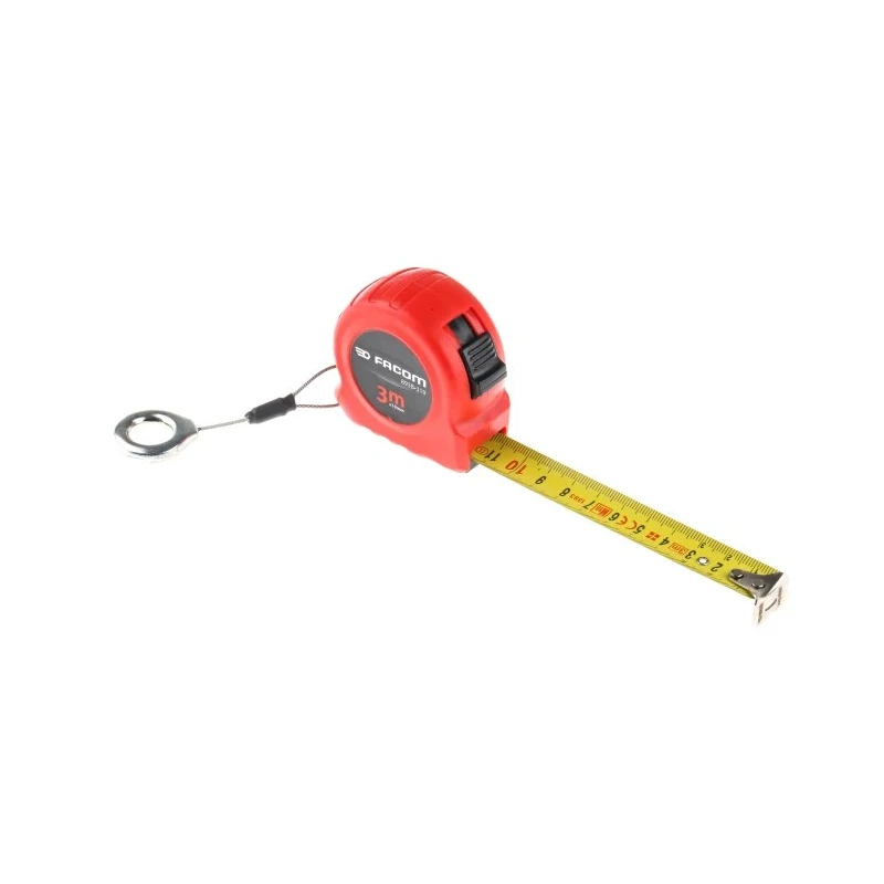 Facom 3 m Metric Tape Measure with Safety Lock System, 16mm Blade Width, ABS Case 893.316SLS