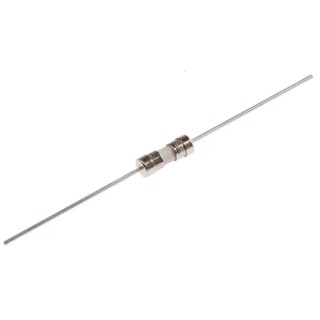 RS PRO Non-Resettable Fuse 6.3A 250V AC Ceramic Body Time Delay 10mm x 3.6mm 911-3568