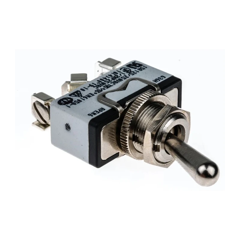 APEM Toggle Switch Panel Mount On-On SPDT Screw Terminal 15A 400 V ac 636H
