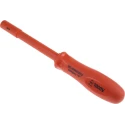 ITL Insulated Tools Ltd Nut Driver, Hexagon 2BA Tip, 105 mm Blade, 265 mm Overall, VDE/1000V Approved 911-1500