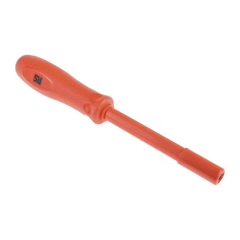 ITL Insulated Tools Ltd Nut Driver, Hexagon 2BA Tip, 105 mm Blade, 265 mm Overall, VDE/1000V Approved 911-1500