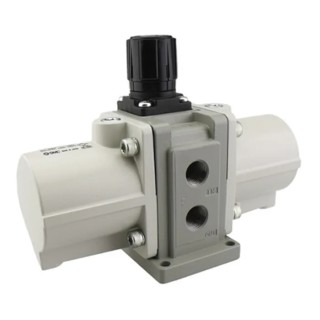 SMC Pneumatic Regulator VBA11A-F02GN, G 1/4 Outlet, Carbon Steel Material, Max Operating Temp 50°C VBA11A-F02GN