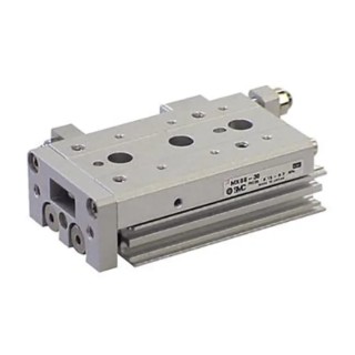 SMC Pneumatic Guided Cylinder 16mm Bore Double Acting 0.7 Mpa Aluminium Alloy MXS16-75