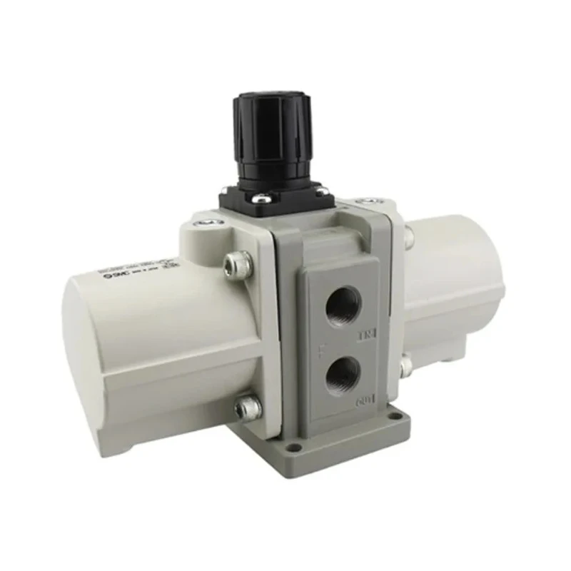 SMC Pneumatic Regulator, Carbon Steel, G 1/4 Outlet, 0.2 MPa Minimum Operating Pressure, 50°C Max Operating VBA11A-F02
