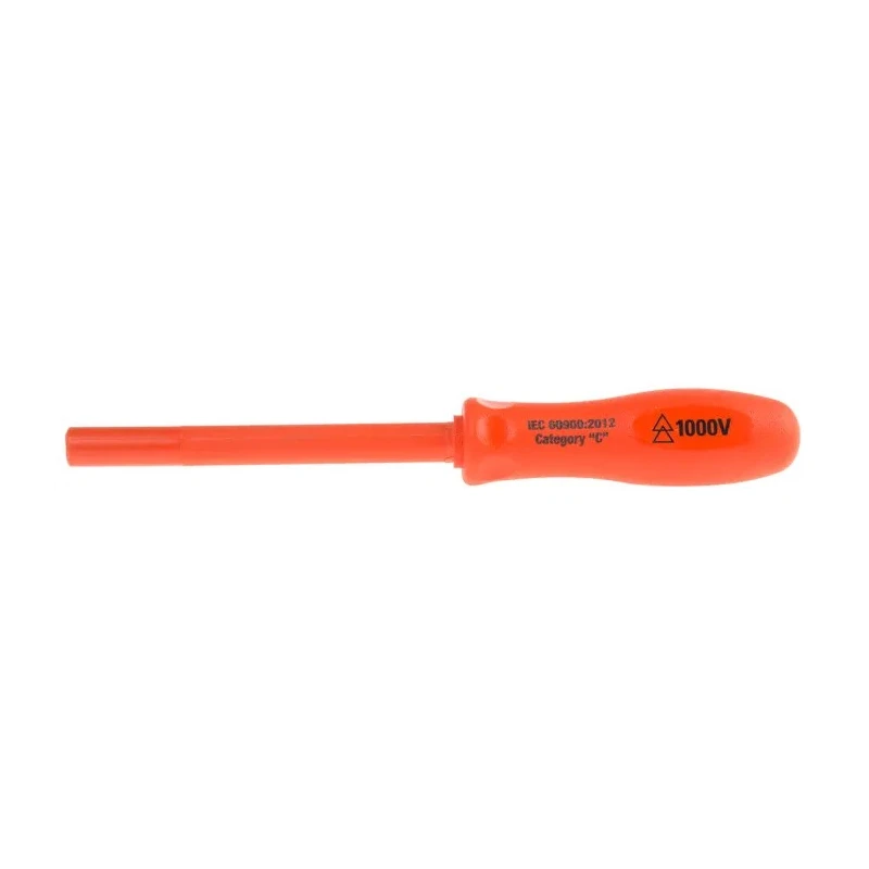 ITL Insulated Tools Ltd Hexagon Nut Driver, 4BA Tip, 105 mm Blade, 265 mm Overall, VDE/1000V Approved 911-1512