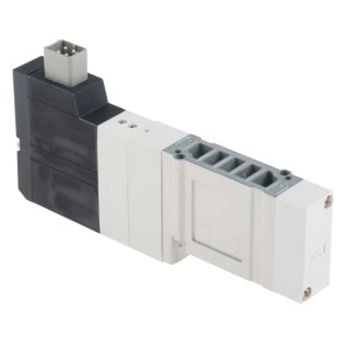 SMC Pneumatic Solenoid Valve 4/3 NC 24V DC 5-Port Die Cast Aluminium SV1000