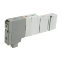 SMC Pneumatic Solenoid Valve 5/2 Solenoid Double Type Manifold Mount Die Cast Aluminium Body 24V dc SV2000