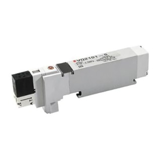 SMC Pneumatic Solenoid Valve 5/2 Solenoid/Spring VQ100 Series 24V DC 1W Power
