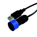 Bulgin USB Cable Male USB Type A to Male Micro USB Type B Blue 2 m PXP4040/B/2M00