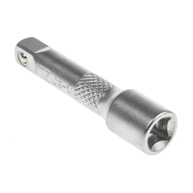 RS PRO 1/4 in Square Drive Extension Socket Bar 50mm Overall Length Chrome Vanadium Steel Matt Finish 912-5414