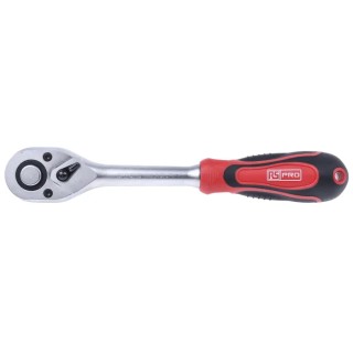 RS PRO 1/2 in Ratchet with Ratchet Handle, 246mm Overall Length, Chrome Vanadium Steel, Mirror Polished Finish 912-5417