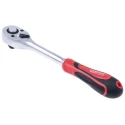 RS PRO 1/2 in Ratchet with Ratchet Handle, 246mm Overall Length, Chrome Vanadium Steel, Mirror Polished Finish 912-5417