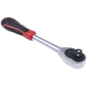 RS PRO 1/2 in Ratchet with Ratchet Handle, 246mm Overall Length, Chrome Vanadium Steel, Mirror Polished Finish 912-5417