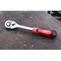 RS PRO 1/2 in Ratchet with Ratchet Handle, 246mm Overall Length, Chrome Vanadium Steel, Mirror Polished Finish 912-5417