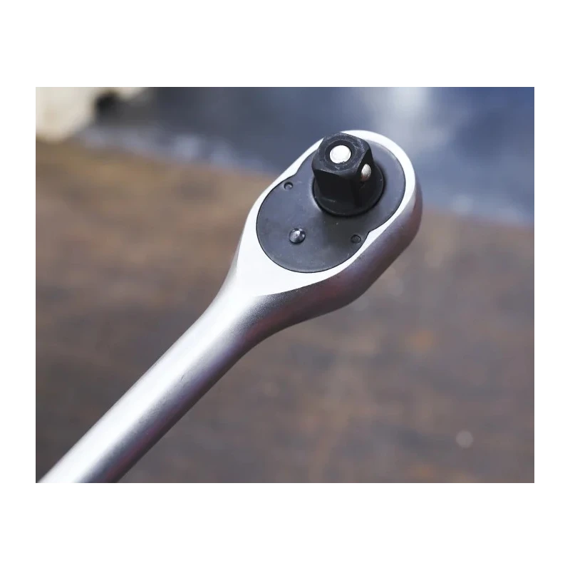 RS PRO 1/2 in Ratchet with Ratchet Handle, 246mm Overall Length, Chrome Vanadium Steel, Mirror Polished Finish 912-5417