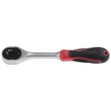 RS PRO 3/8 in Square Drive Ratchet Handle with Ratchet, Chrome Vanadium Steel, Mirror Polished Finish 912-5408