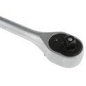 RS PRO 3/8 in Square Drive Ratchet Handle with Ratchet, Chrome Vanadium Steel, Mirror Polished Finish 912-5408