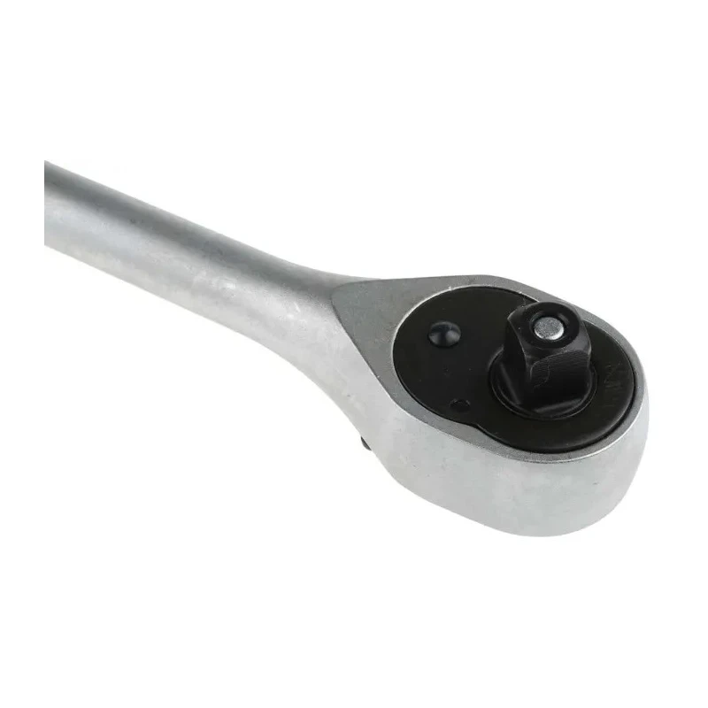RS PRO 3/8 in Square Drive Ratchet Handle with Ratchet, Chrome Vanadium Steel, Mirror Polished Finish 912-5408