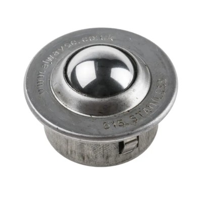 ALWAYSE Ball Transfer Unit with 15.8 mm Diameter Stainless Steel 515-2-15