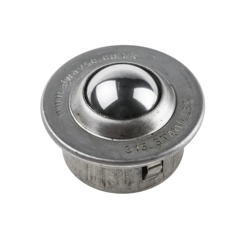 ALWAYSE Ball Transfer Unit with 15.8 mm Diameter Stainless Steel 515-2-15