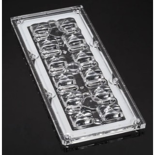 Ledil Strada-IP Series 12-Way LED Lens Rectangular Beam, Polymethyl Methacrylate, 173mm x 71.4mm x CS14055_STRADA-IP-2X6-T2