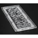 Ledil Strada-IP Series 12-Way LED Lens Rectangular Beam Clear Polymethyl Methacrylate 8.98mm CS14145_STRADA-IP-2X6-DWC-90