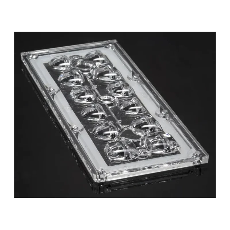 Ledil Strada-IP Series 12-Way LED Lens Rectangular Beam Clear Polymethyl Methacrylate 8.98mm CS14145_STRADA-IP-2X6-DWC-90