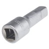 RS PRO 1/2 in Square Extension Socket, Matt Chrome Vanadium Steel, 75mm Overall 912-5420
