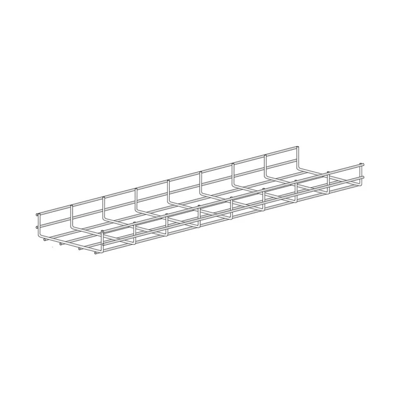 RS PRO Electrogalvanised Steel Wire Cable Tray 3 m Length x 150 mm Width x 60 mm Depth 912-4704