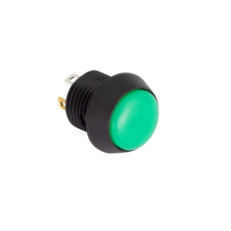 EOZ FL Series Illuminated Push Button Switch, Momentary, Panel Mount, 12 mm Cutout, SPST Contact, Green LED, IP67 FL12LG5