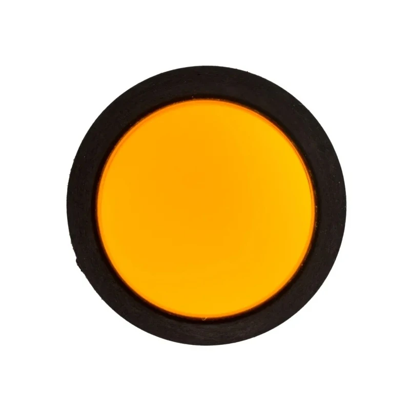 EOZ FL Series Illuminated Push Button Switch, Momentary, Panel Mount, Yellow LED, 13.5 mm Cutout, SPST, IP67, 2.5 kV FL13LY5