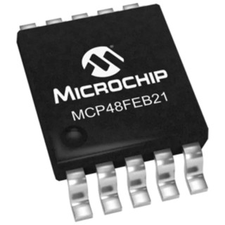 Microchip 12-Bit Voltage Output Digital to Analogue Converter SPI Interface 10-Pin MSOP MCP48FEB21-E/UN