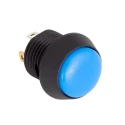 EOZ FL Series Illuminated Push Button Switch, Momentary, Panel Mount, 13.5 mm Cutout, SPST, Blue LED, IP67, 2.5 kV ac FL13LB5