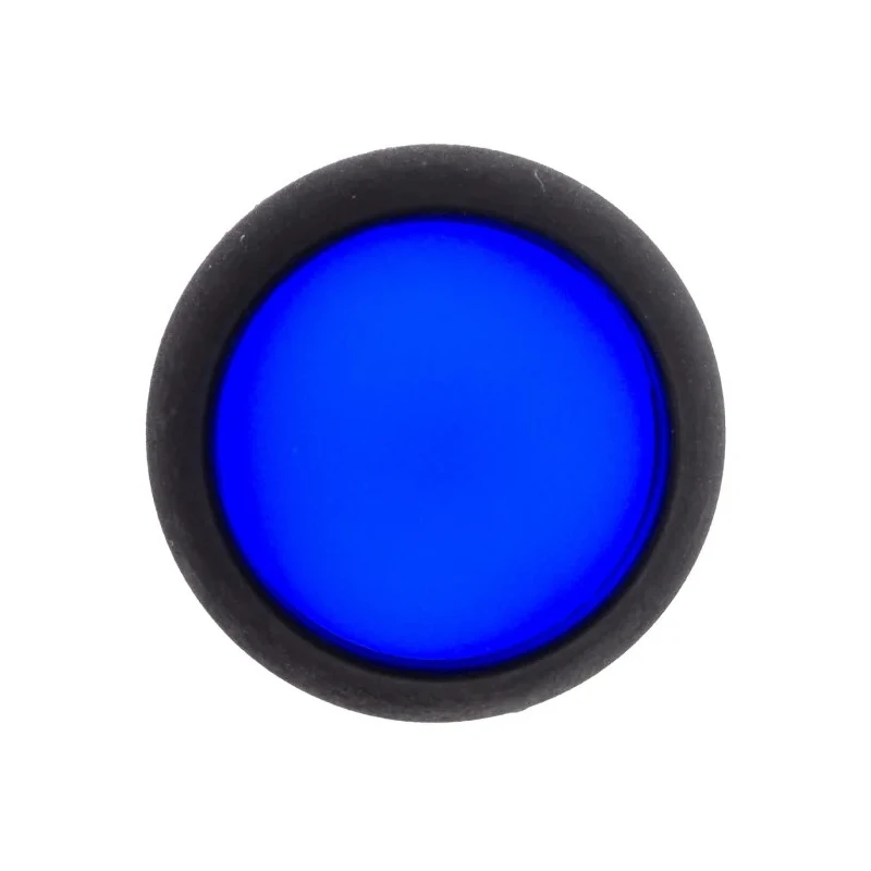 EOZ Illuminated Push Button Switch Panel Mount Momentary SPST 13.5 mm Cutout Blue Green LED IP67 FL13DGB5