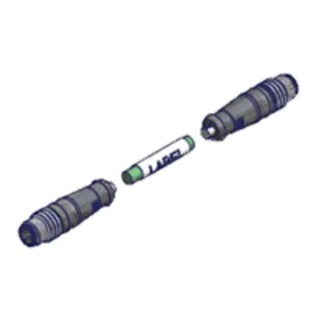 Brad from Molex Sensor Actuator Cable Male 4 way M12 Straight to Male 4 way M12 Straight 15m 125V IP67 1201080037