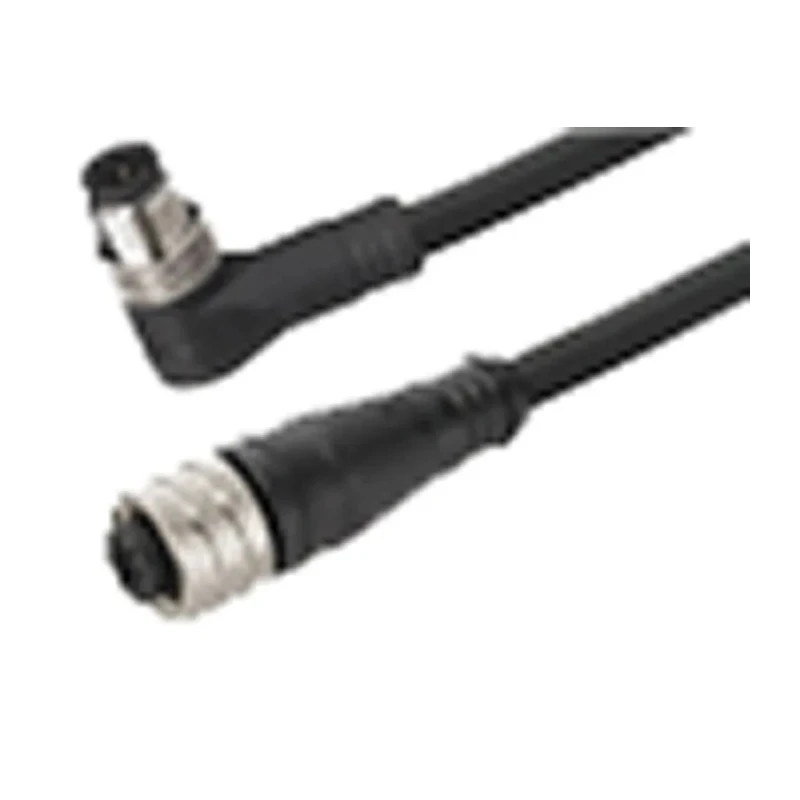 Brad from Molex Female 5 Way M12 Right Angle to Male 5 Way M12 Micro Change Sensor Actuator Cable 2m 1200980031